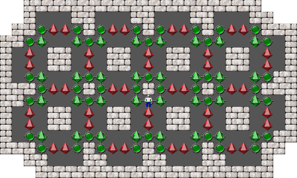 Sokoban Sasquatch 04 Arranged level 29